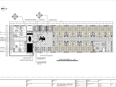 现代新中式茶馆 茶楼 施工图