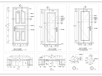 现代简约家具节点详图 房节点图 施工图