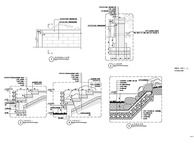 景观节点 室外园建通用详图 施工图