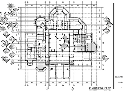 现代其他文化空间 同和文化休闲中心 施工图