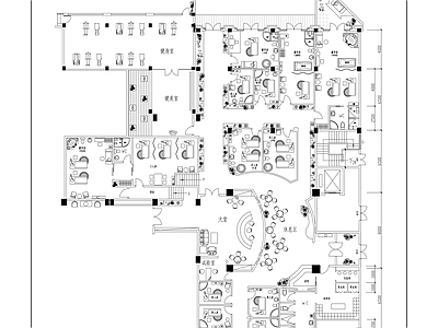 现代会所 五星级星河湾 施工图