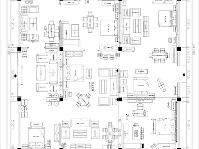 极简现代其他商业空间 施工图