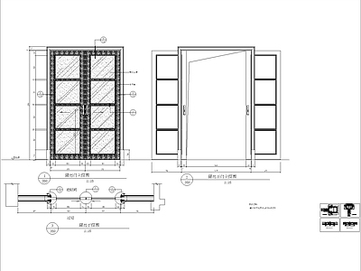 门节点 节点详图 施工图
