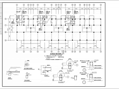 混凝土结构 加固扩建结构图 施工图