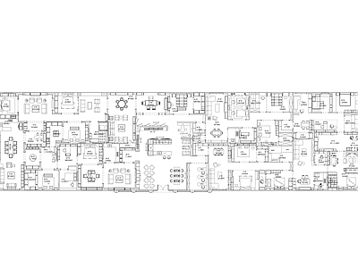 轻奢极简其他商业空间 施工图