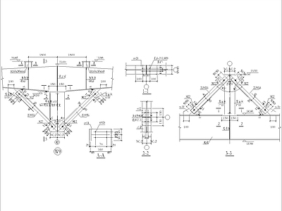 结构节点图 托梁节点构造详图 施工图