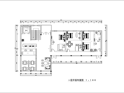 新中式民宿 580平民宿设计 2层民宿设计平面 民宿平面设计图 施工图