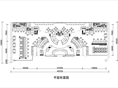 现代酒吧 700平酒吧设计 酒吧设计平面图 酒吧空间设计平面 清吧 施工图