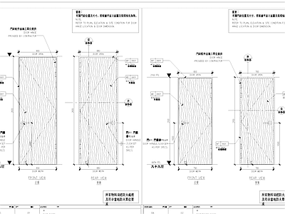 其他门节点 表大样 玻璃节点 施工图