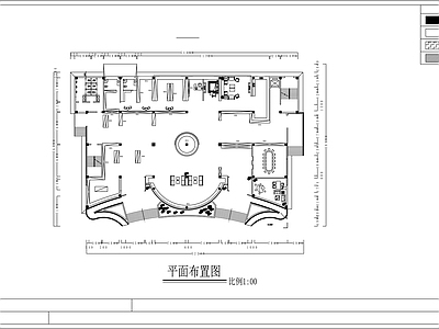 现代其他商业空间 瓷砖设计 施工图