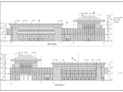 幕墙结构 粮食城调控交易中 幕墙图纸 施工图