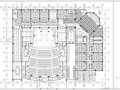 现代整体办公空间 中央商务中心装饰 施工图