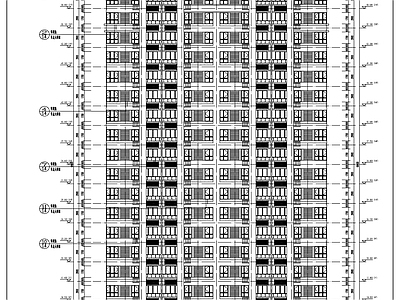 现代住宅楼建筑 高层住宅楼建施图 施工图