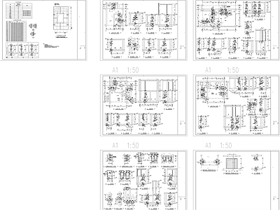 结构节点图 人防结构详图 施工图