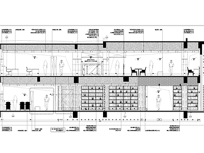 现代图书馆 图书馆室内工装 施工图