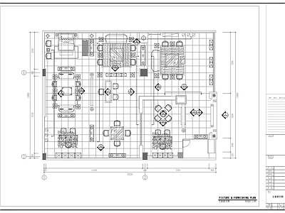 中式其他文化空间 中式古典家具展厅 施工图