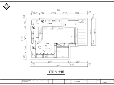 中式其他文化空间 中式展厅装修图 施工图