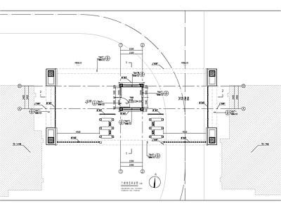 现代新中式其他建筑 小区大值班室建 施工图