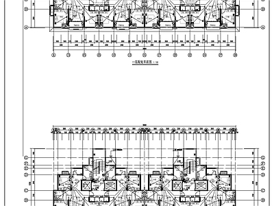 电气图 建筑电气 小区住宅电施图 施工图