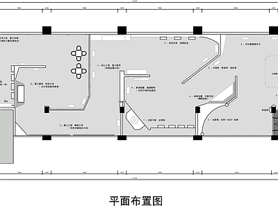 现代其他文化空间 校园展览馆平面图 校园文化馆平面图 文化展览馆平面图 施工图