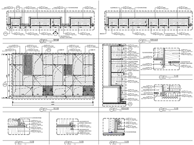 现代家具节点详图 精品店固定柜 施工图