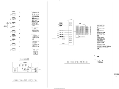 电气图 档案馆弱电 系统图 建筑电气 施工图