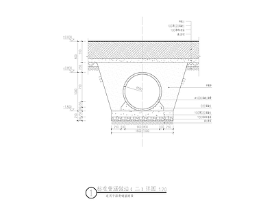 给排水节点详图 标准排水涵管 施工图