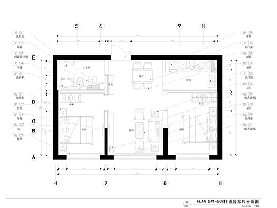 整体家装空间 家 施工图