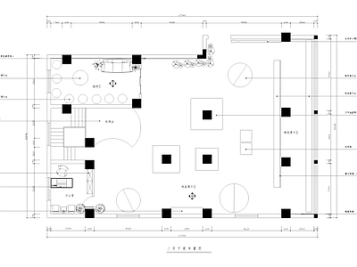 现代服装店 幸福一生 服装服饰店 施工图