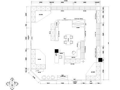 现代其他商业空间 意都整体家居系统 施工图