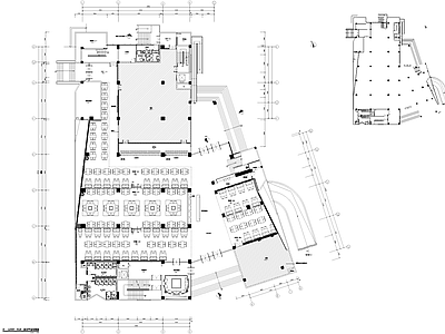 现代会所 成都M5会所 公区餐厅 施工图