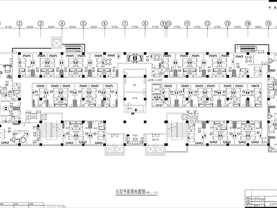 现代民宿 民宿平面图 民宿平面布置图 施工图