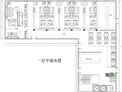 民宿 1800平民宿 民宿设计平面图 施工图