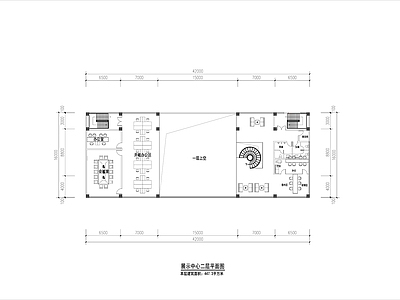 现代售楼处建筑 售楼部 展示区 地下会所 施工图