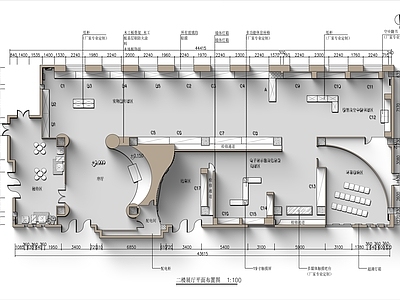 现代展厅 企业展厅 科技展厅 施工图