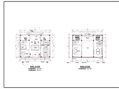 现代售楼处建筑 售楼部 施工图