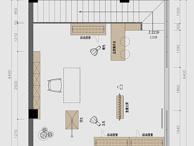 现代直播间 多功能网络直播间 施工图