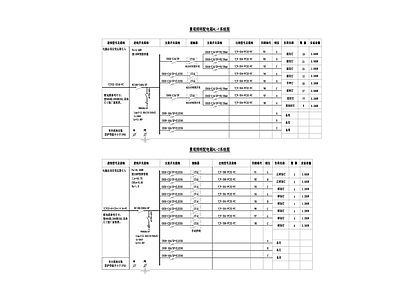 电气图 系统图 景观照明配电系统 施工图
