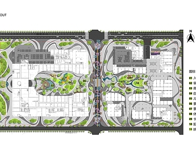 现代商业景观 商业办公综合体 商业街景观项目 施工图