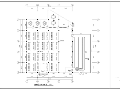 现代整体办公空间 办公区域及装 施工图