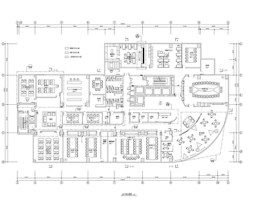 现代整体办公空间 大厦写字楼内装 施工图