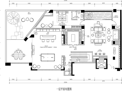 现代民宿 600平米民宿 3层民宿平面图 民宿平面布置图 施工图