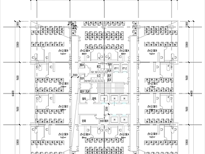 现代办公楼建筑 施工图