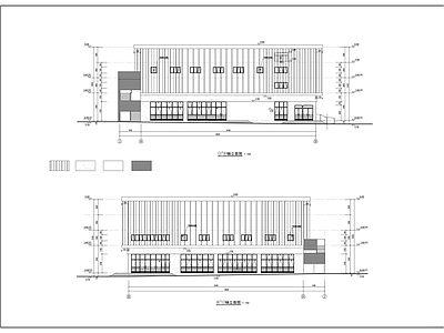 现代图书馆建筑 图书综合楼建筑图 施工图