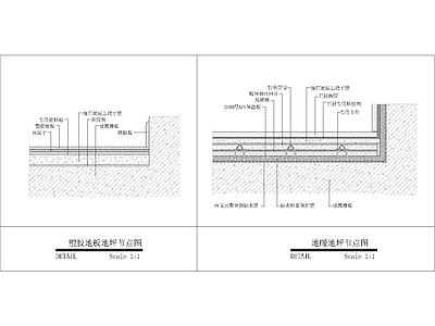 现代地面节点 地平节点 施工图