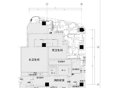 现代展厅 商场展 施工图