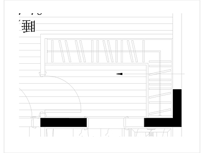 新中式衣帽间 衣帽间 施工图