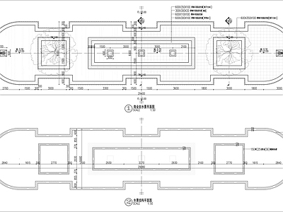 景观节点 水景 施工图