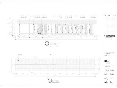 现代其他景观 清风连廊详图 施工图