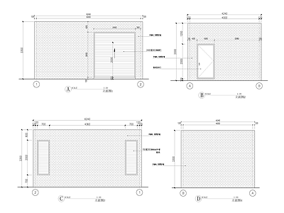 现代其他建筑 管理用房 施工图